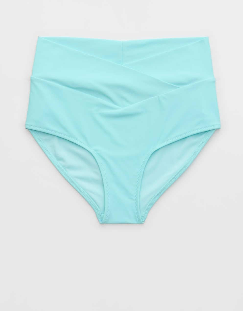 Aerie High Rise Full Coverage Crossover Bikini Bottom（エアリーハイライズフルカバレッジクロスオーバービキニボトム