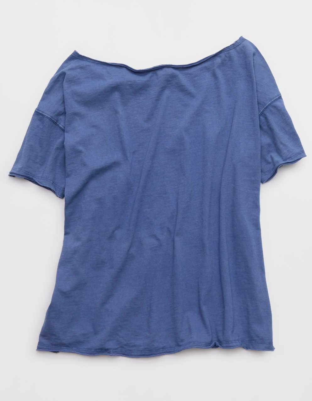 Aerie オフ・ザ・ショルダー オーバーサイズ・ボーイフレンドTシャツ