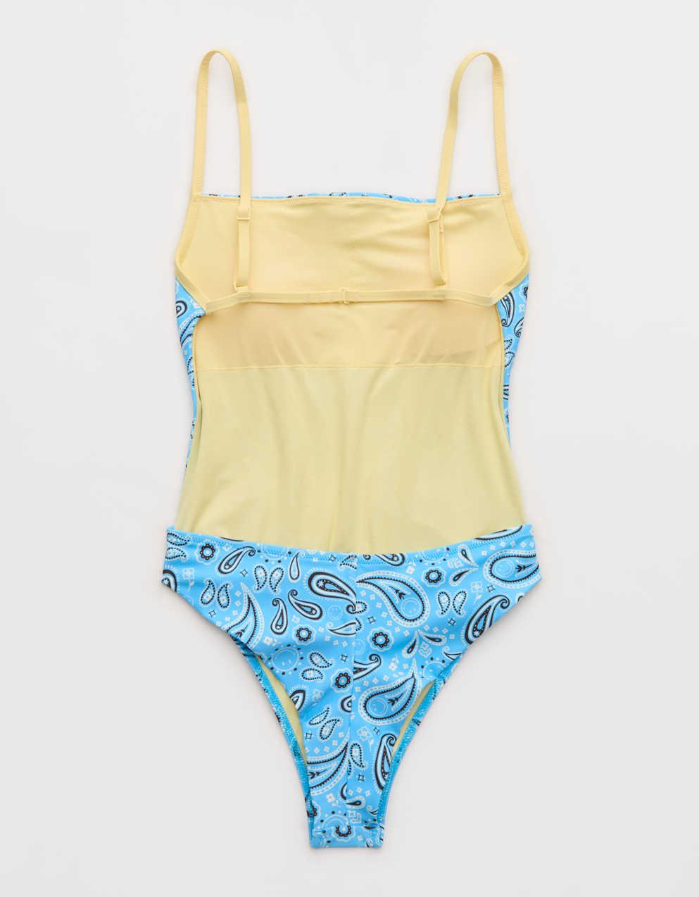 Aerie｜スマイリー®ハッピー・チークス ワンピース水着