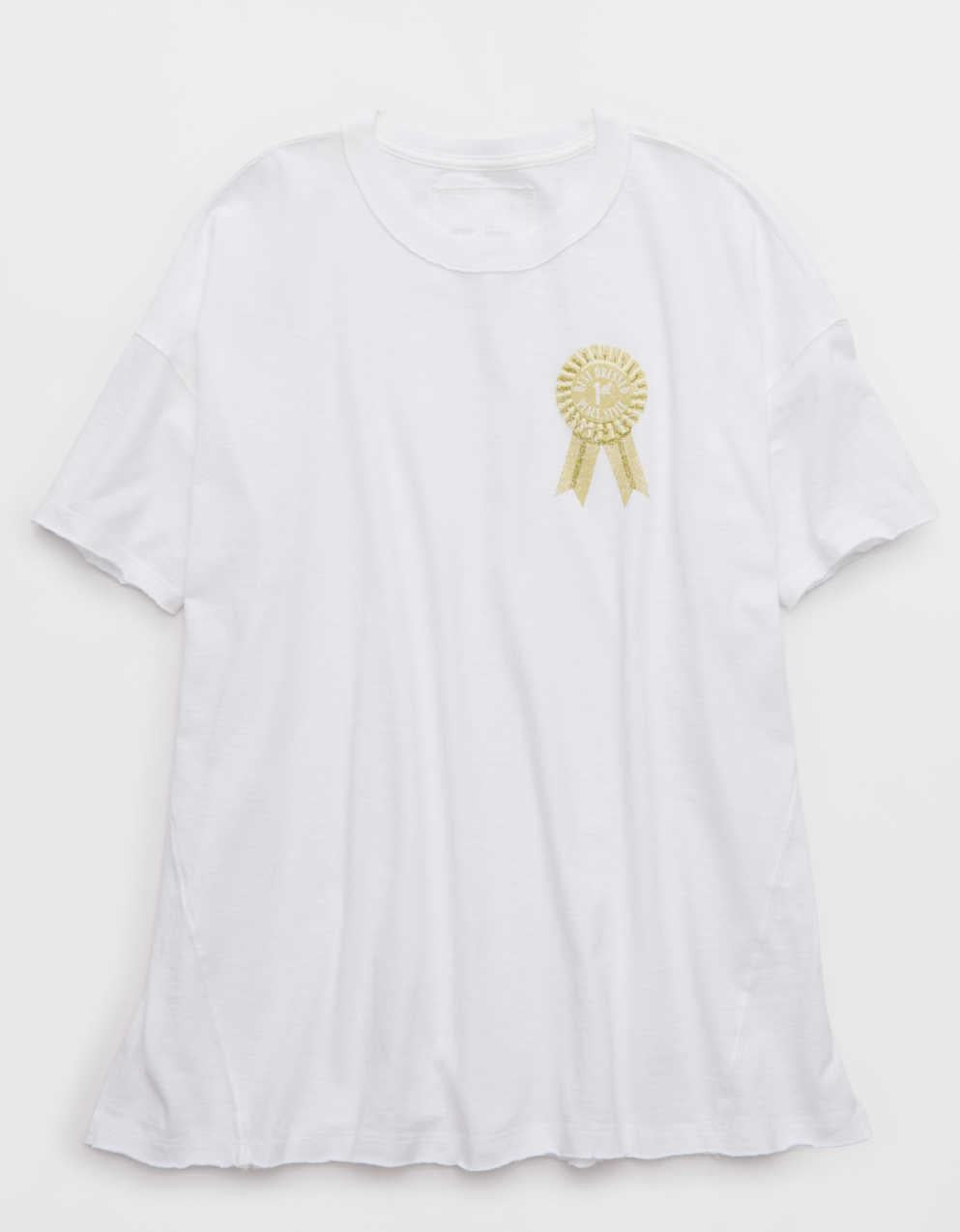 Aerie オーバーサイズ・クルー・ボーイフレンドTシャツ