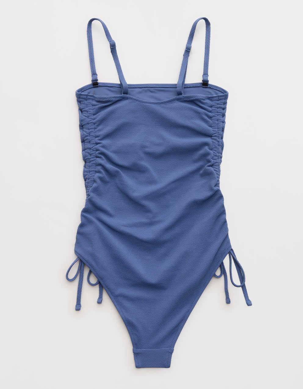 Aerie ピケ素材 チーキーワンピース水着