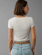 AE Soft & Sexy シンチフロントTシャツ