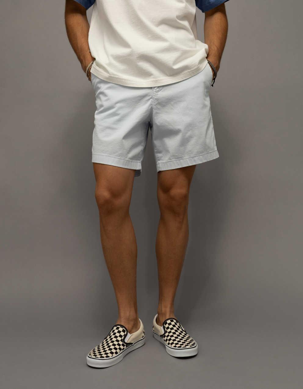 AE 7" Flex Lived-In Khaki Short