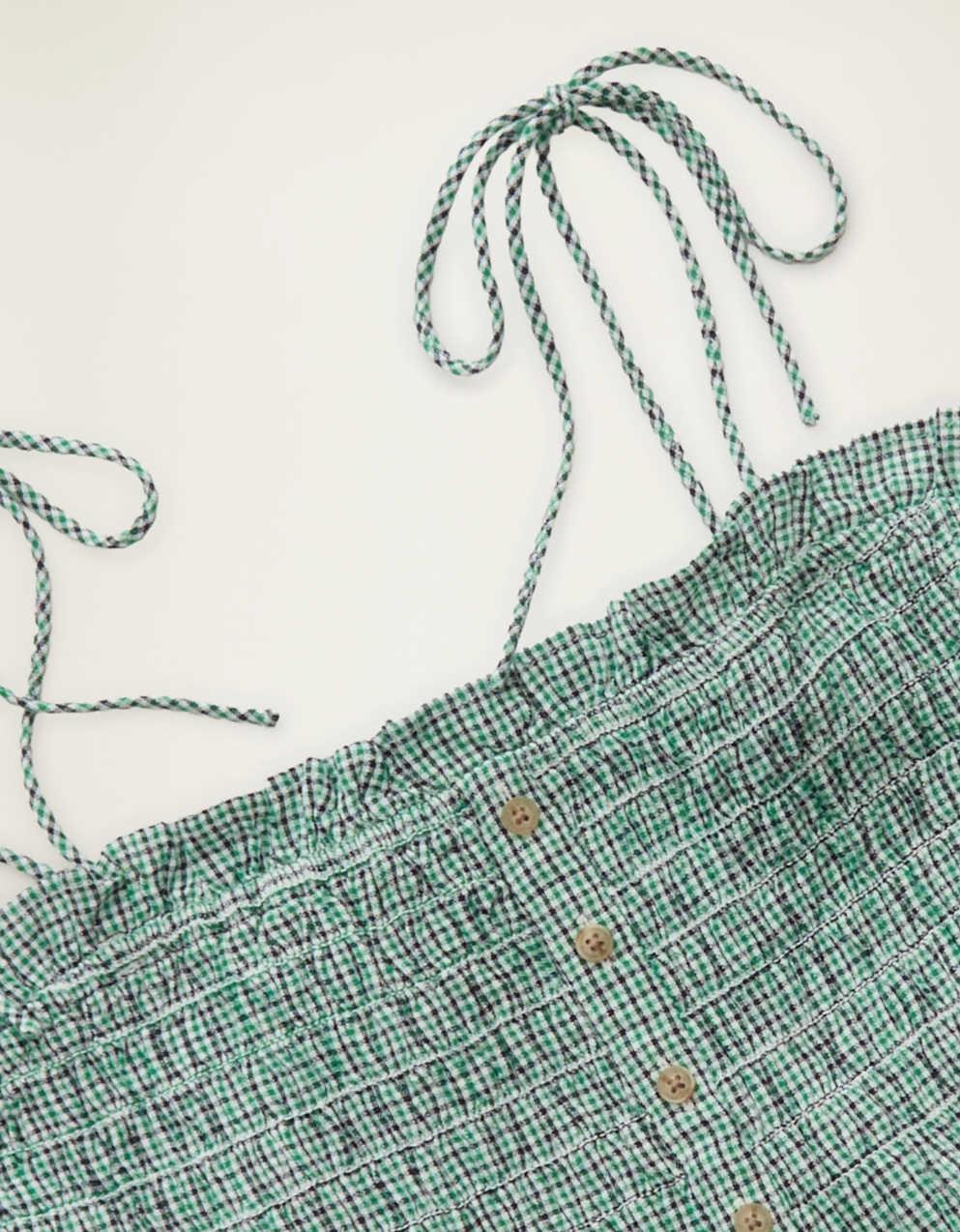 AE Smocked Button-Up Cami