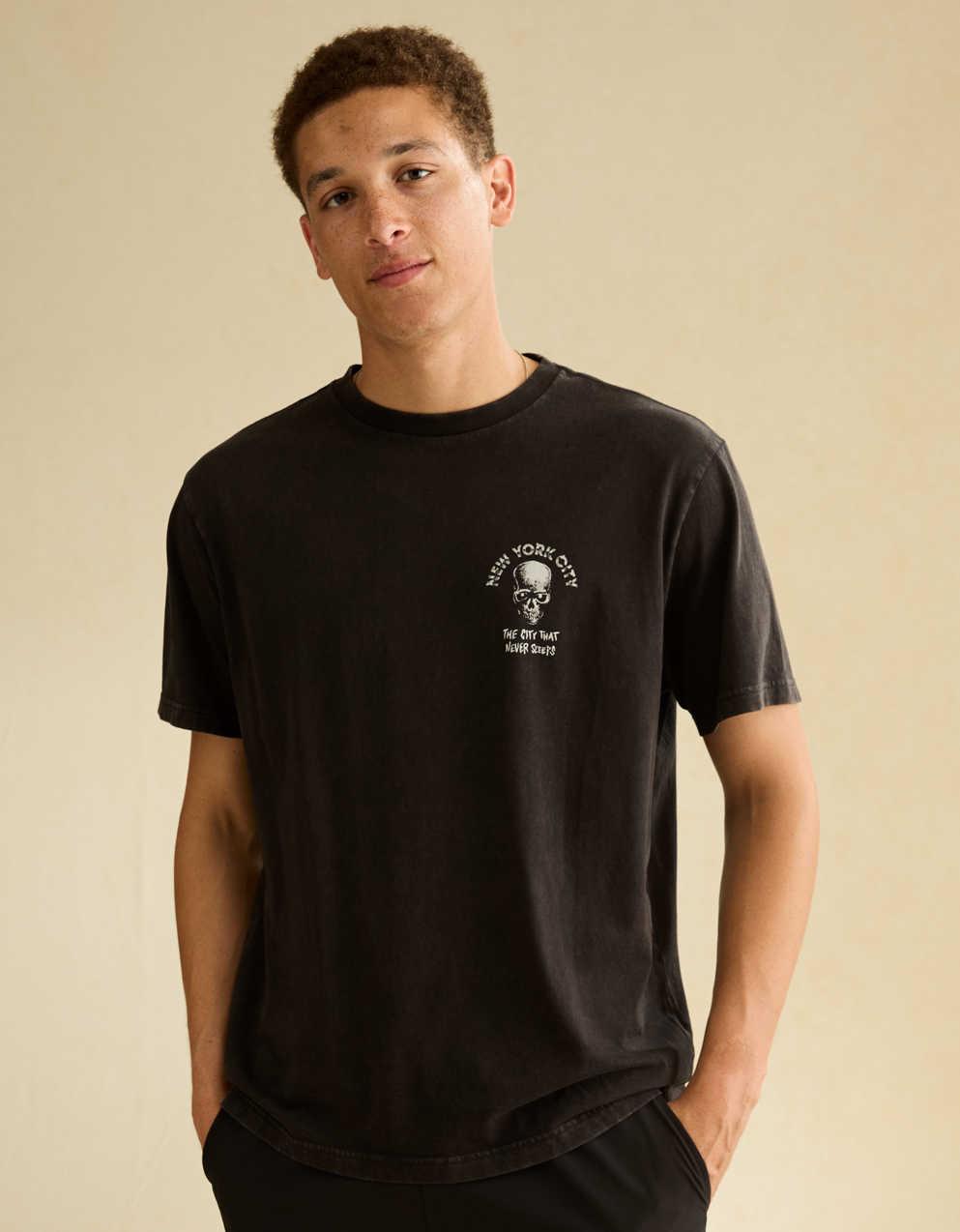 AE スタンダードフィット ハロウィン柄Tシャツ