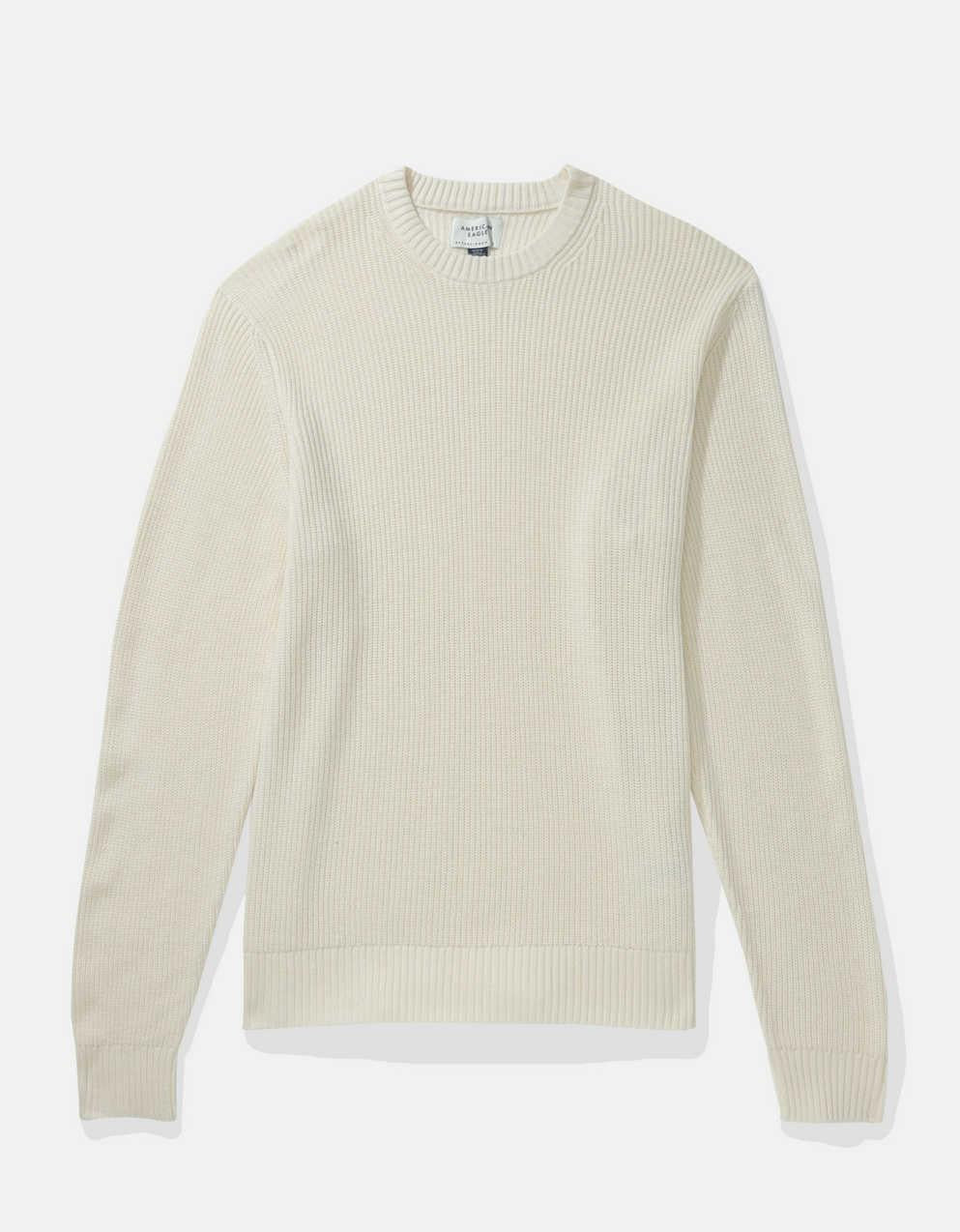 AE Waffle Crew Neck Sweater