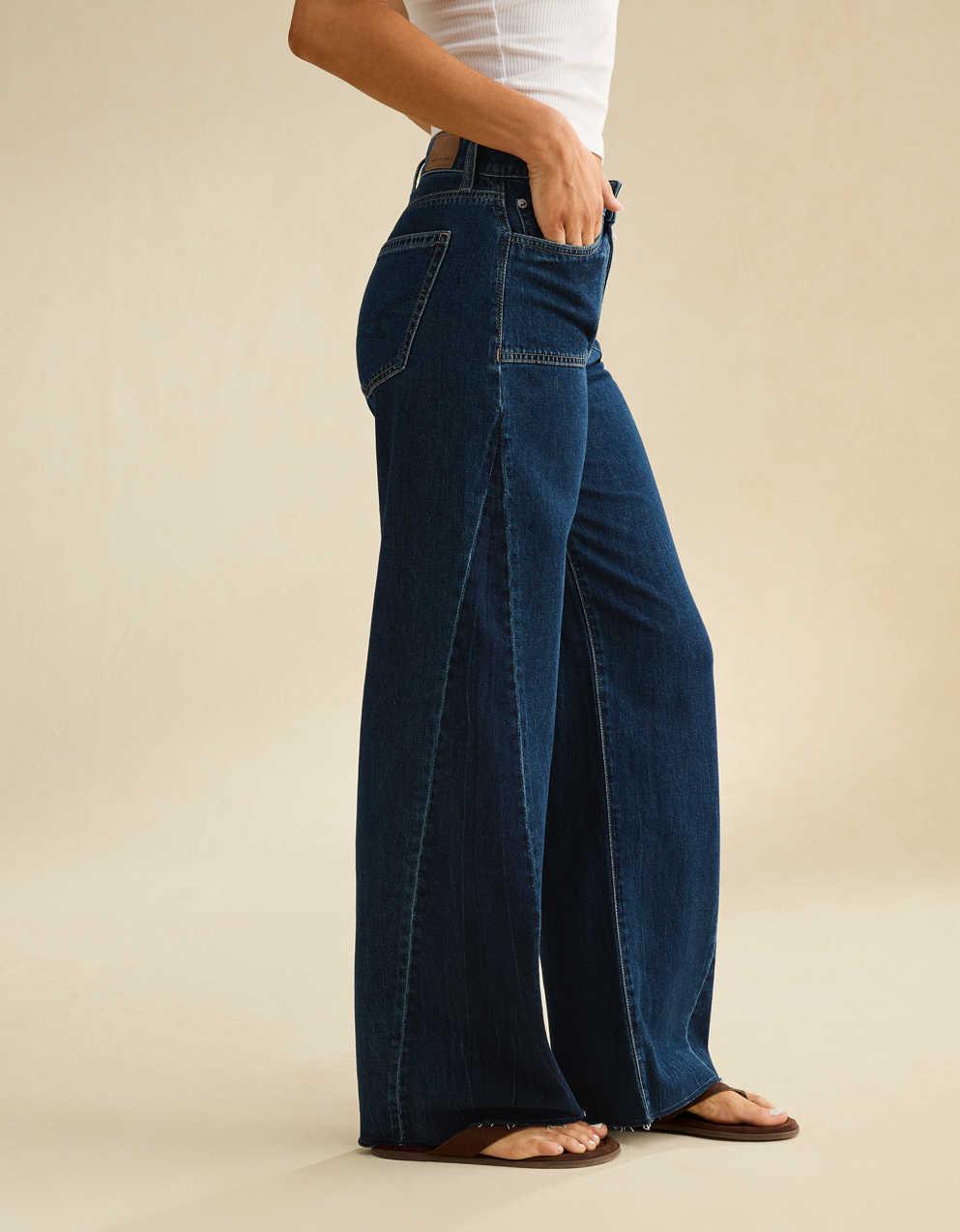 AE Super High-Waisted Baggy Wide-Leg Jean