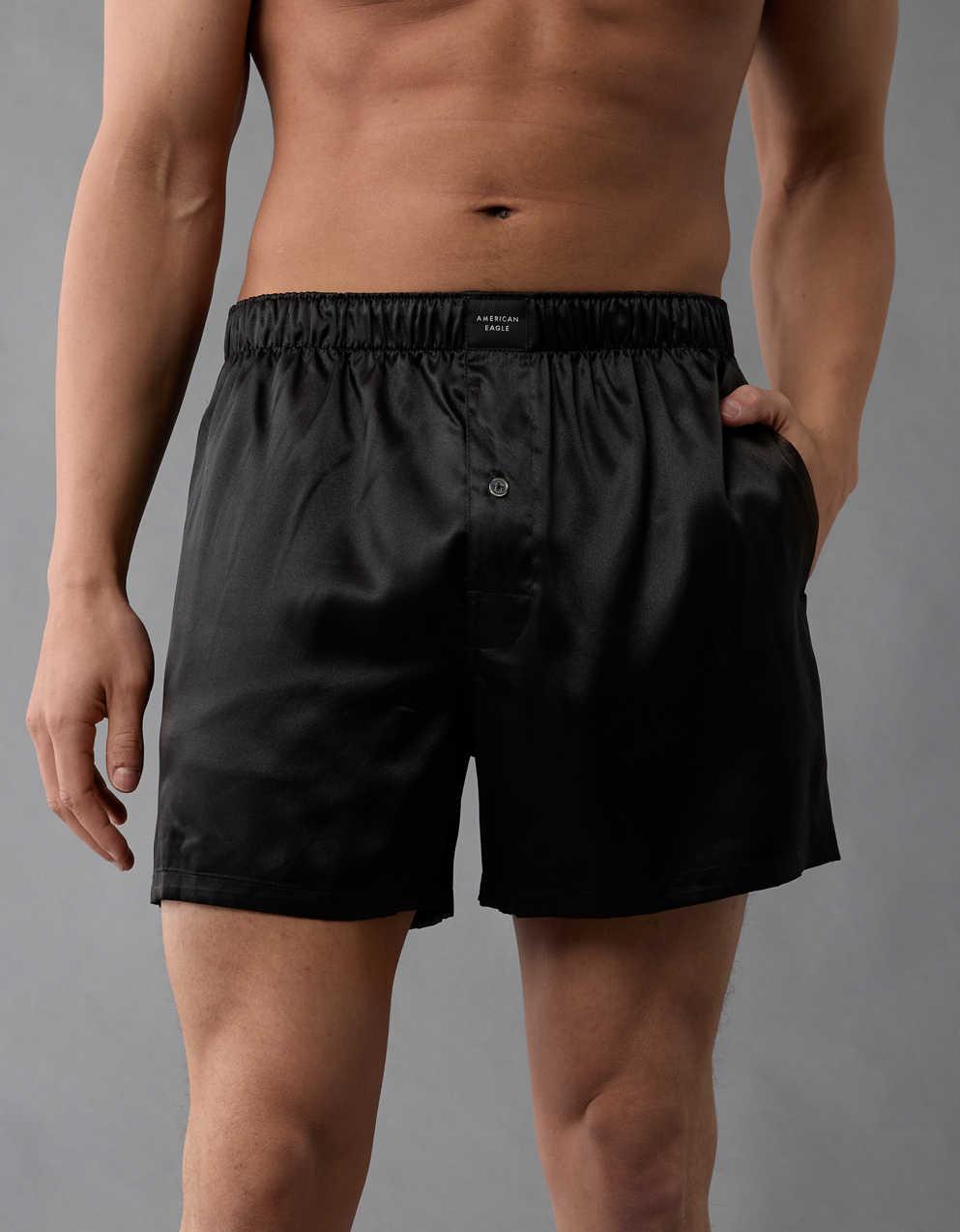 AEO Men's Satin Pocket Boxer Short