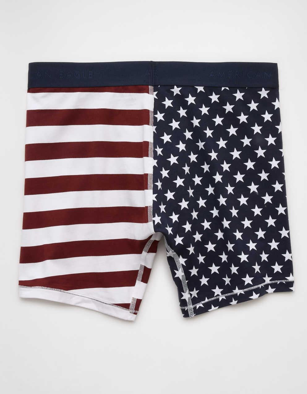 AEO Men's Stars & Stripes 6" Classic Boxer Brief