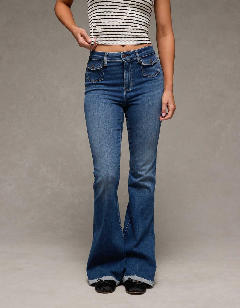 AE Super High-Waisted Flare Jean