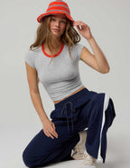 OFFLINE By Aerie Let's Stretch Ringer T-Shirt