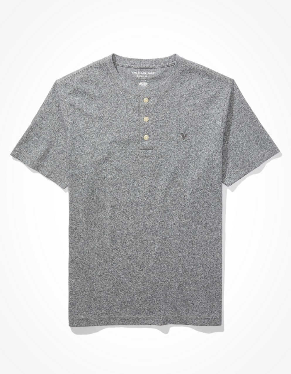 AE ショートスリーブ ヘンリーアイコン Tシャツ