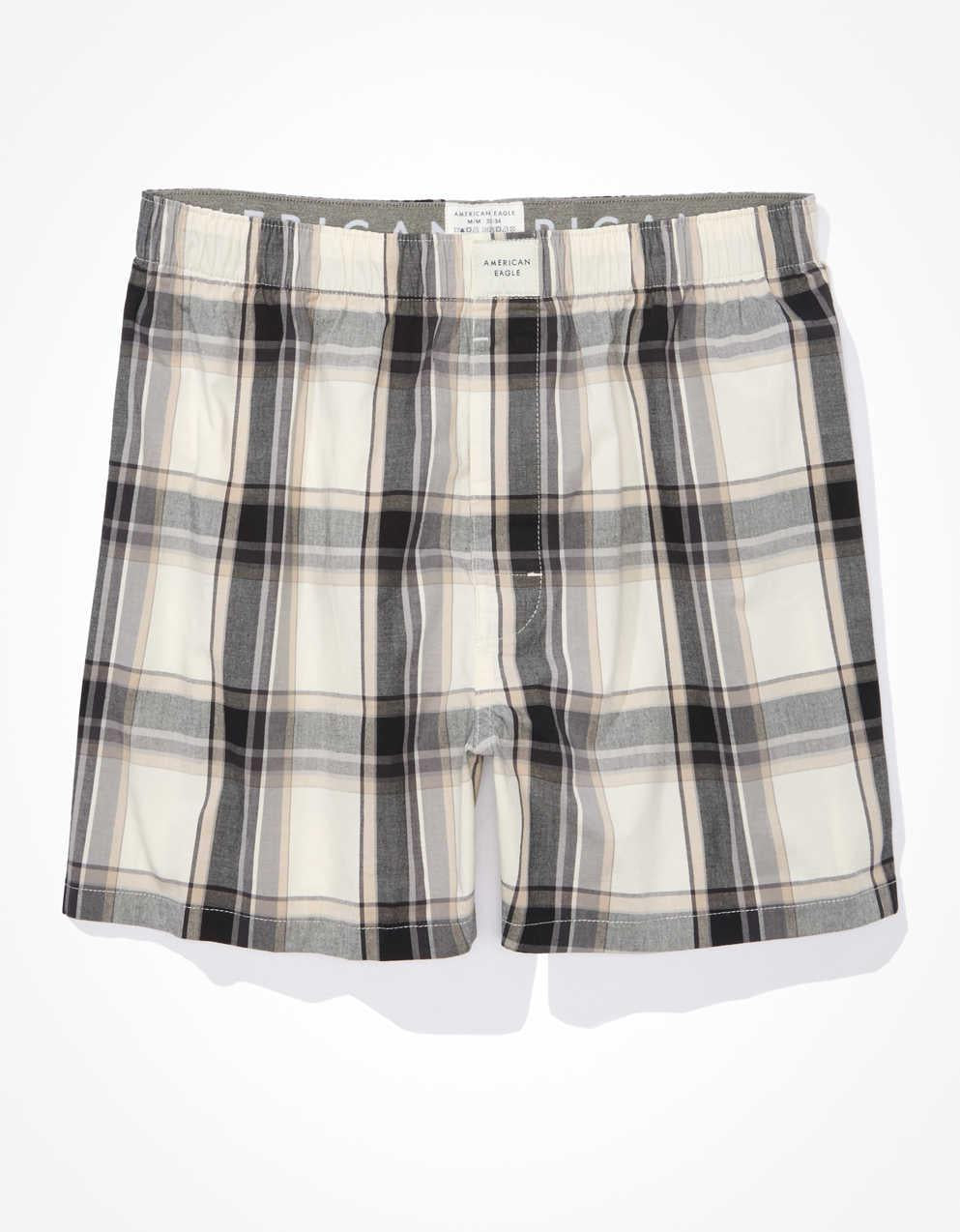AEO Stretch Plaid Classic Boxer Short