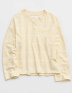 Aerie アラムナイ ヘンリーネック スウェットシャツ