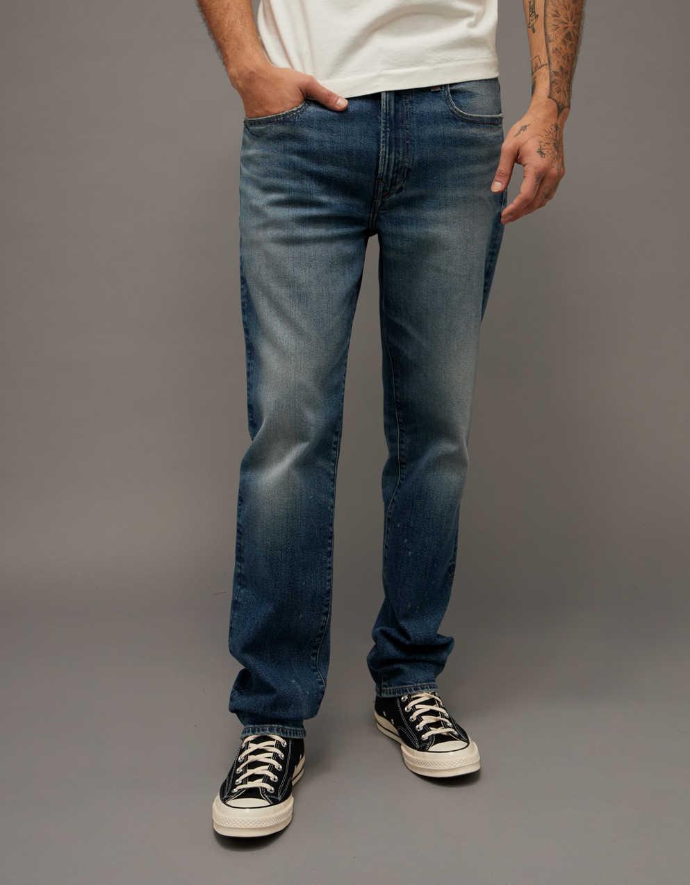 AEスリムストレートジーンズ