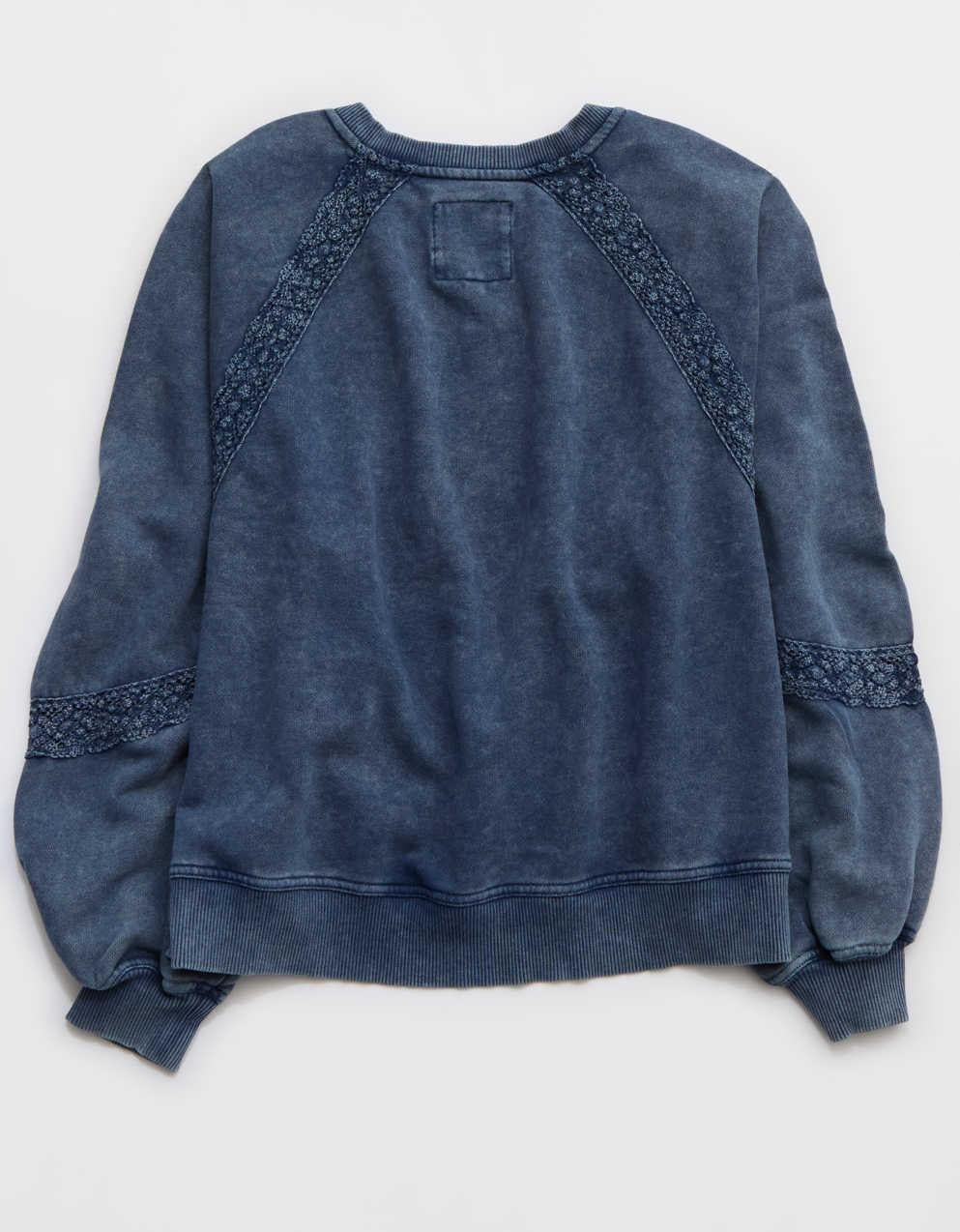 Aerie ヘイ・クロシェ・スウェットシャツ