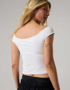 OFFLINE By Aerie Real Me XTRA Off The Shoulder T-Shirt