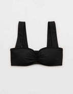 Aerie Ruched Wide Strap Bandeau Bikini Top（エアリー・ルーシェッド・ワイドストラップ・バンドゥー・ビキニ・トップ