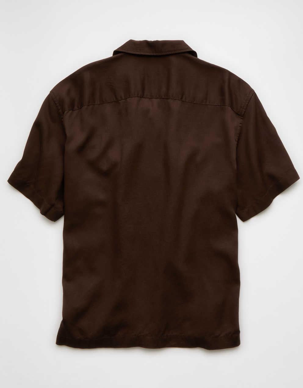 AE Relaxed Fit Short-Sleeve Camp Collar Shirt