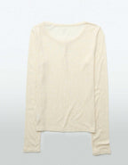 AE ロングスリーブヘンリーTシャツ