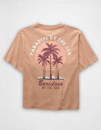 AEオーバーサイズ・フード・グラフィックTシャツ