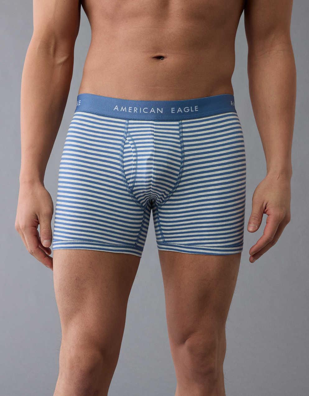 AEOメンズ・ストライプ4.5インチ・クラシック・ボクサー・ブリーフ