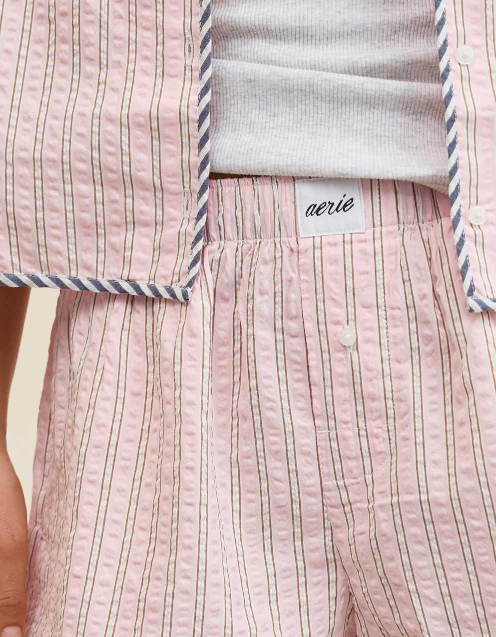 Aerie Seersucker Pajama Boy ボクサーパンツ