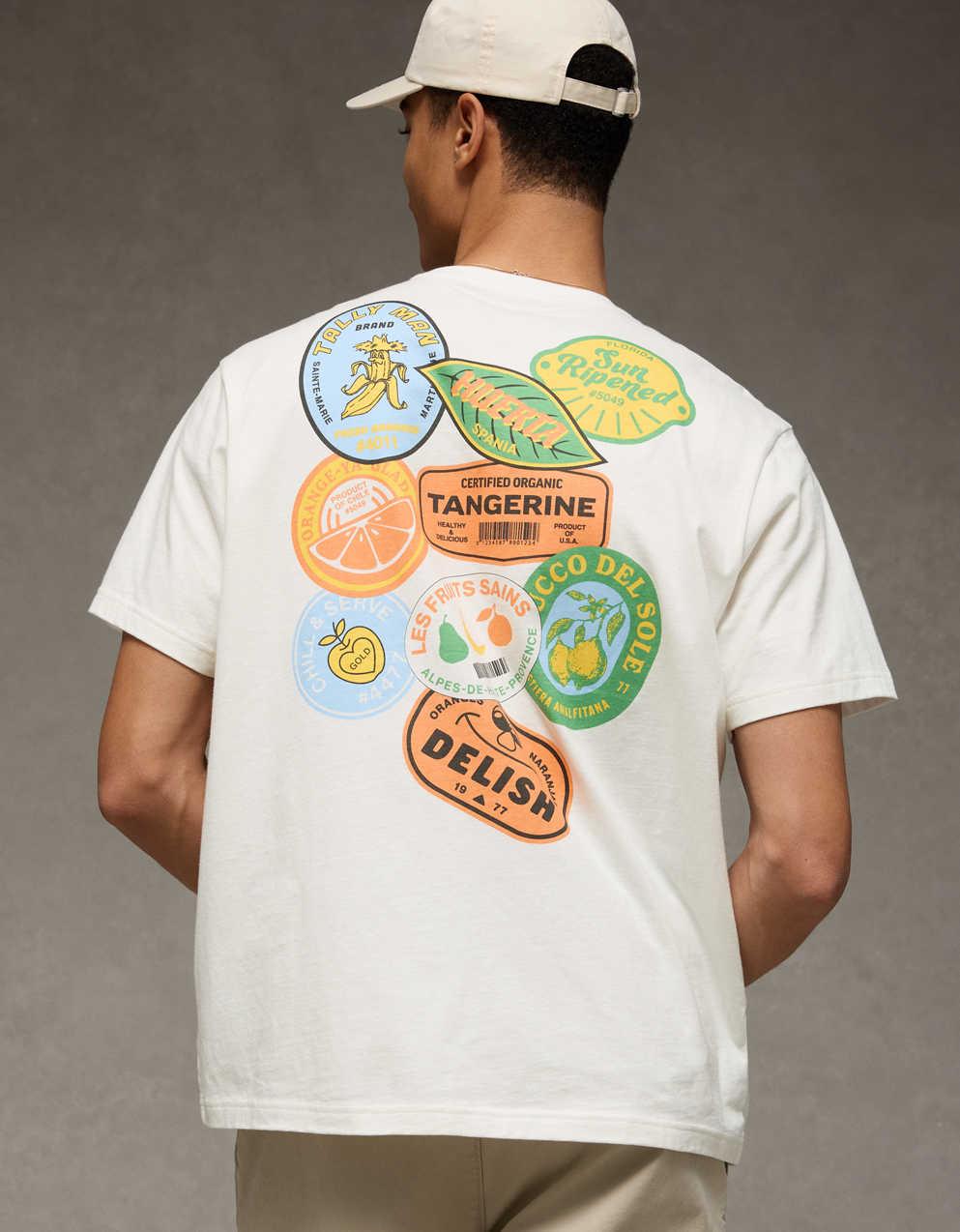 AE Standard Fit Food Graphic T-Shirt