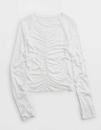 OFFLINE By Aerie サムズ・アップ・ルーシェッド・ロングスリーブTシャツ
