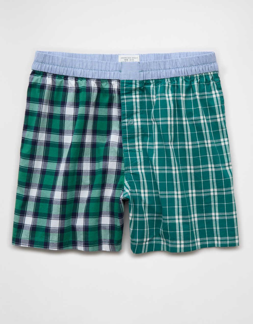 AEO メンズ・ポプリン・クラシック・ポケット・ボクサー・ショート