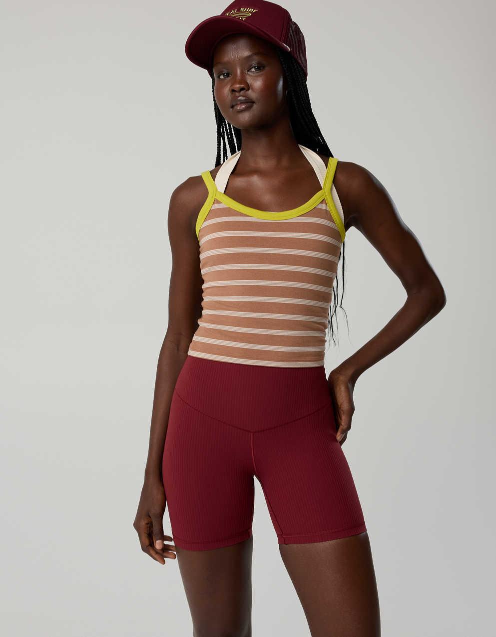OFFLINE By Aerie Real Me XTRA Ribbed High Waisted 5' Bike Short（バイ・アリー リアル・ミー・エクストラ・リブ・ハイウエスト・5インチ・バイク・ショート