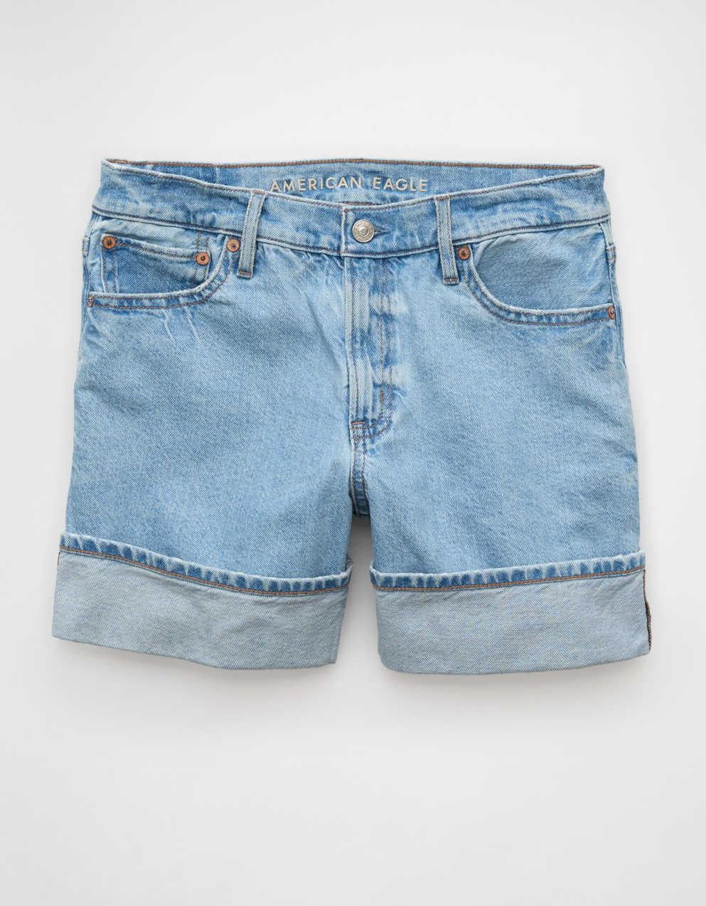 AE 6" Strigid Super High-Waisted Relaxed Denim Short