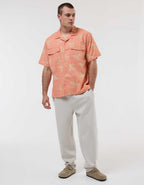 AE Poolside Linen-Blend Striped Button-Up Shirt
