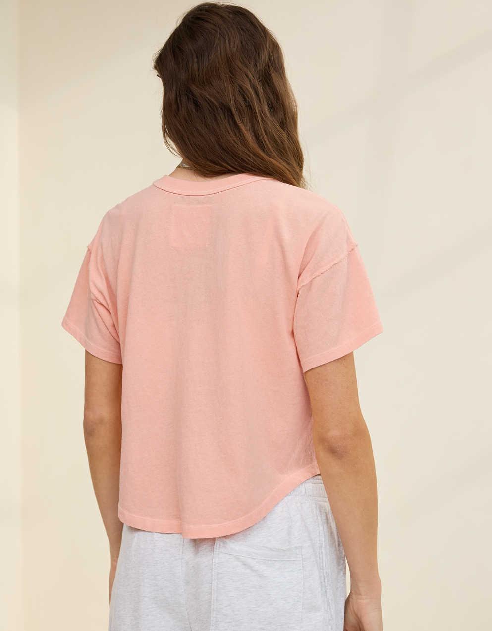 Aerie サマーブリーズ クロップドTシャツ