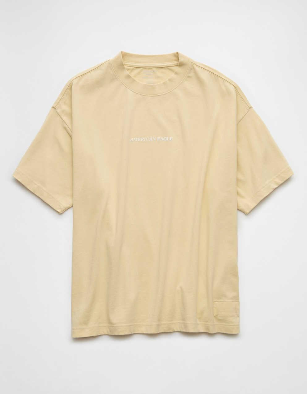 AE Laidback Luxe ヘビーウェイト オーバーサイズ ロゴ グラフィック Tシャツ
