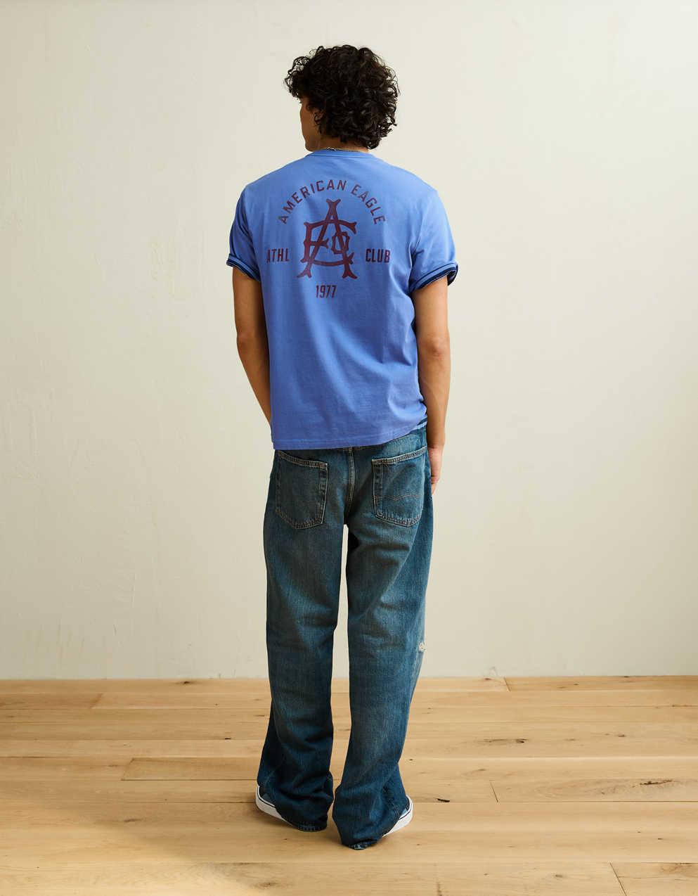 AE スタンダード・フィット・グラフィック・ロゴTシャツ
