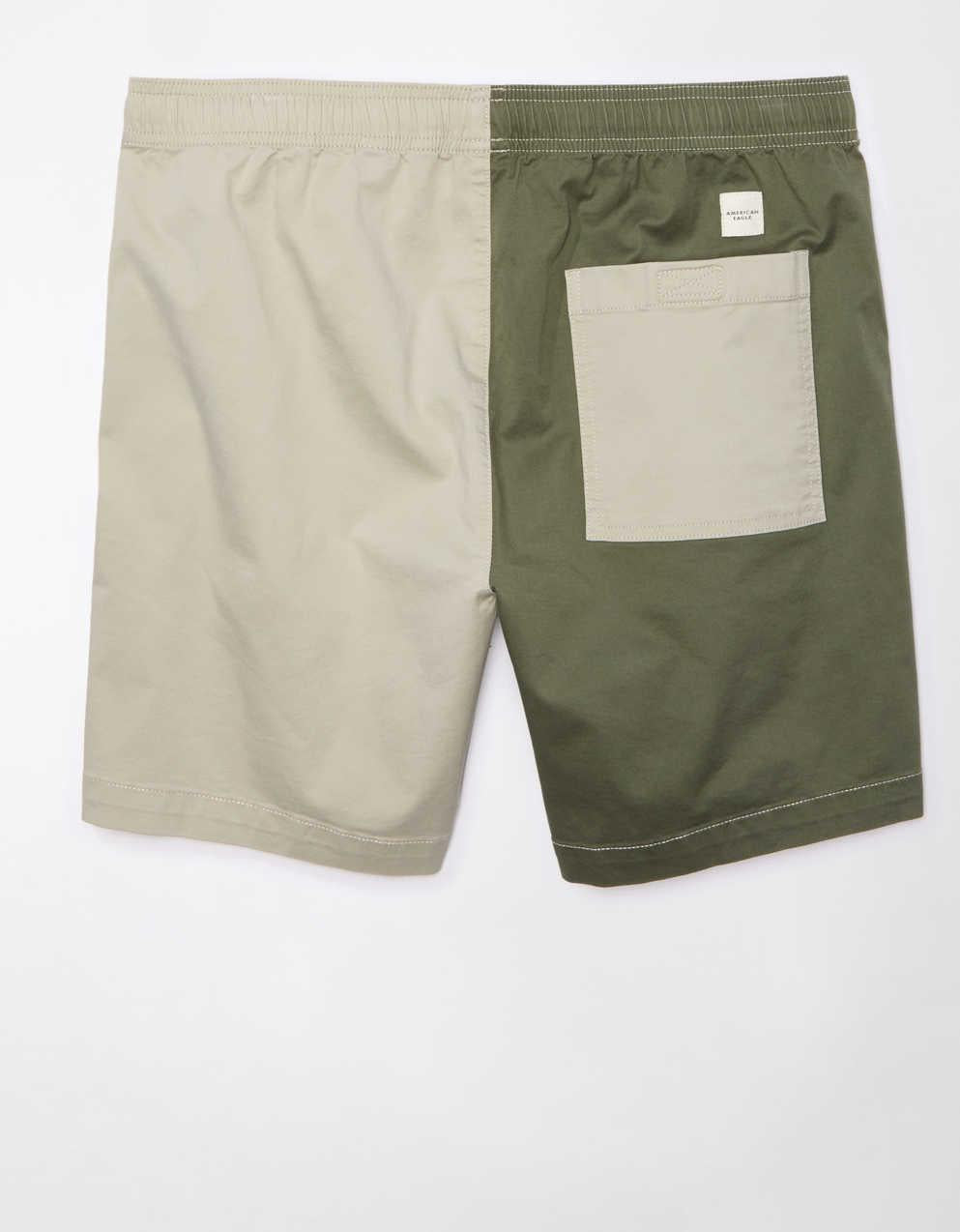 AE 24/7 7" Flex Lived-In Colorblock Trekker Short