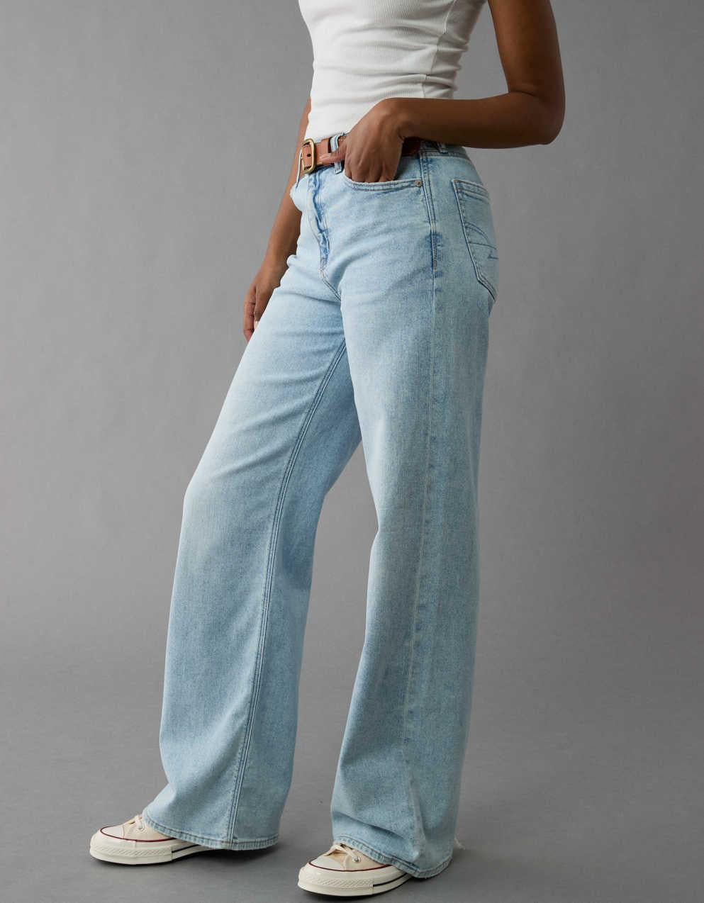 AE Super High-Waisted Baggy Wide-Leg Jean
