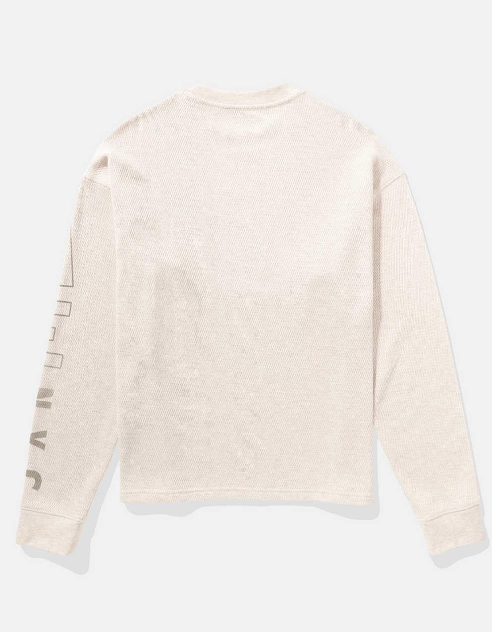 AE オーバーサイズ ロングスリーブ エレベイテッド ロゴ グラフィック サーマル Tシャツ