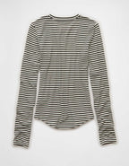 AEロングスリーブ・コージークルーネックTシャツ