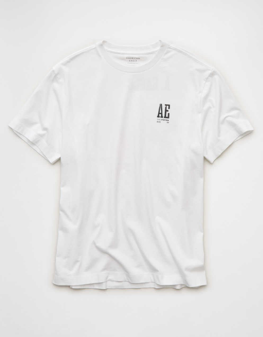 AE スタンダード・フィット・グラフィック・ロゴTシャツ