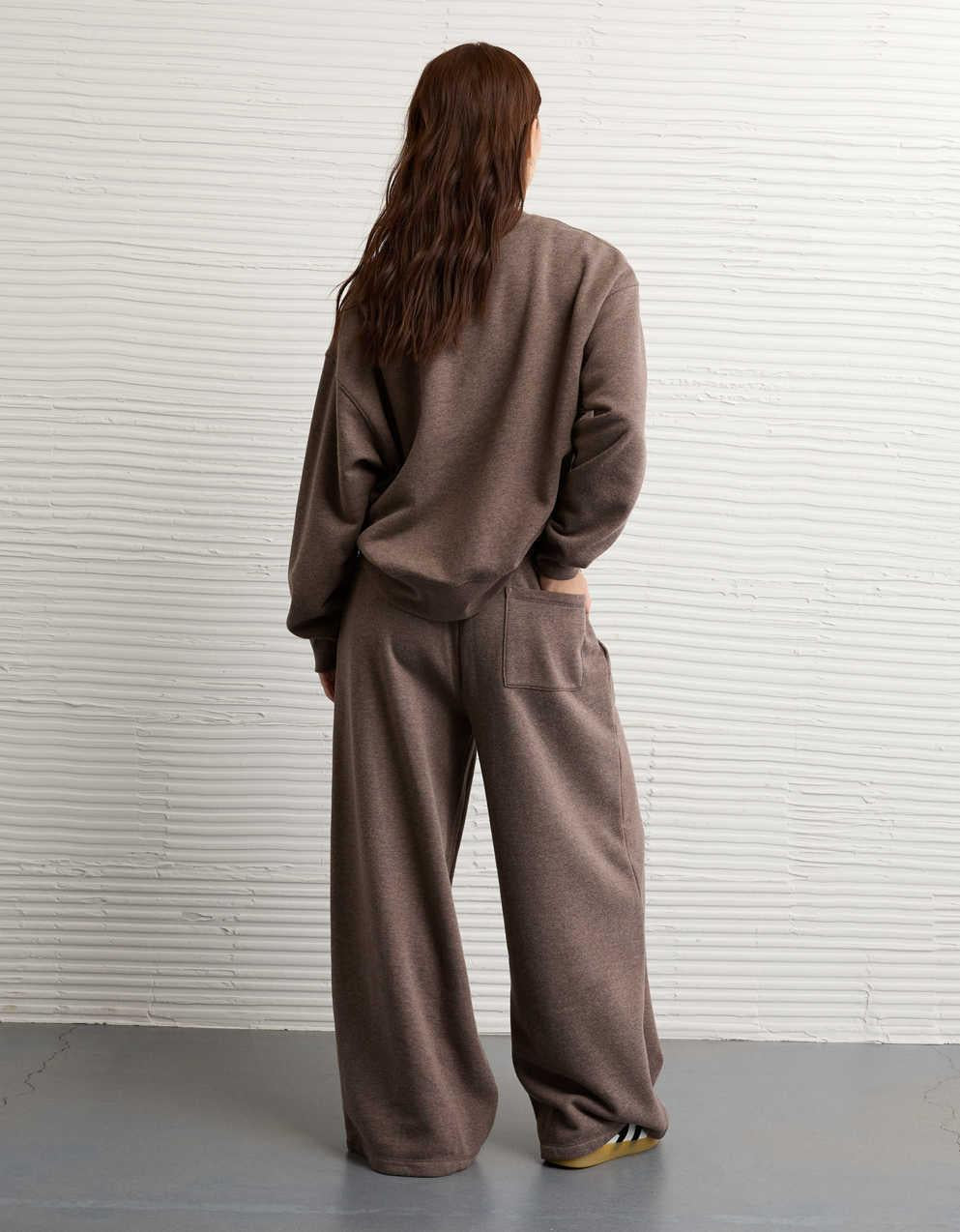 AE エブリデイ リュクス ワイドレッグ スウェットパンツ