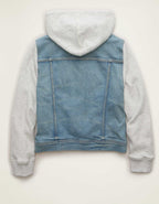 AE Hooded Denim Jacket
