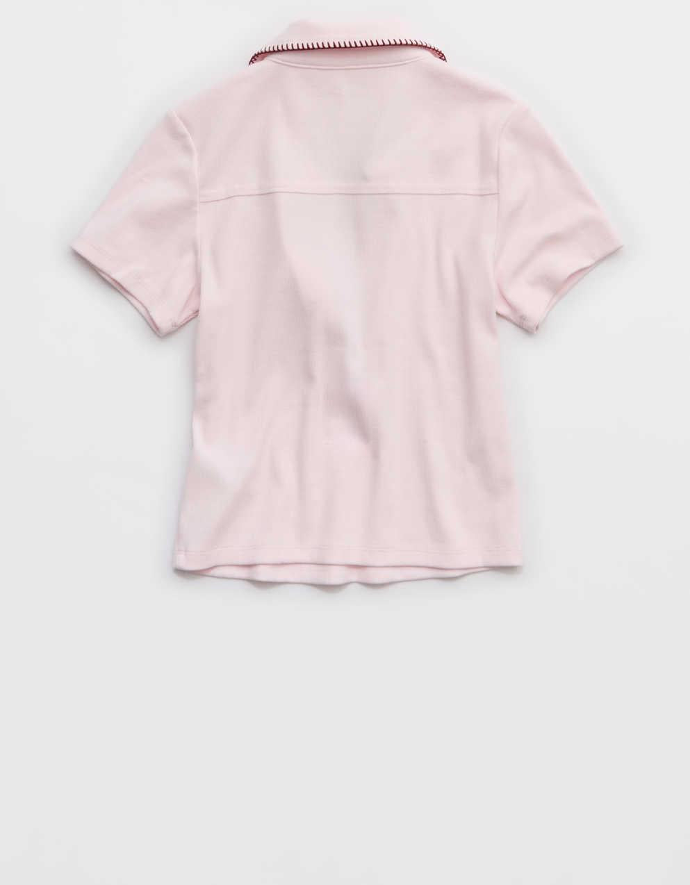 Aerie Cropped Polo T-Shirt
