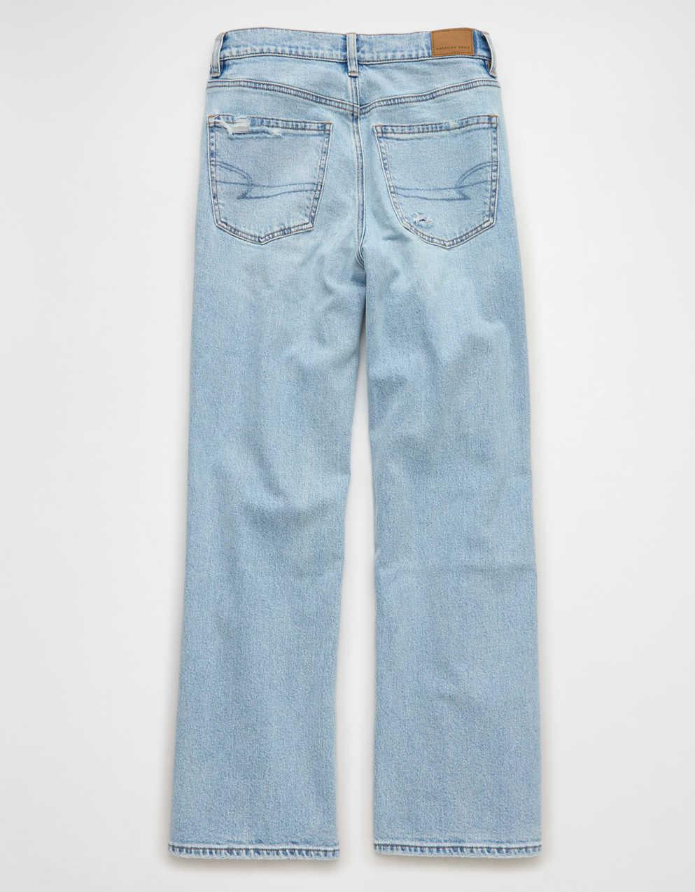 AE Strigid Ripped High-Waisted Stovepipe Jean