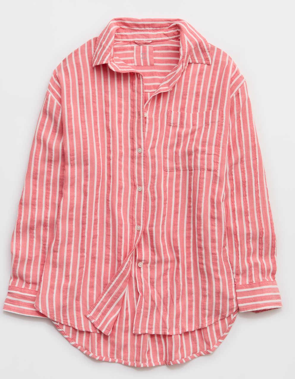 Aerie デイオフ・カバーアップ・シャツ