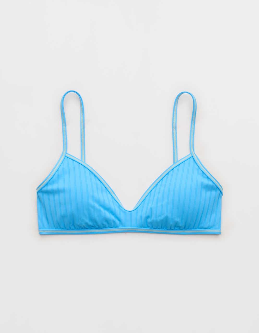 Aerie スキニー・ストラップ・ブープ・リブ・ビキニ・トップ