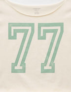 AE オフ・ザ・ショルダー・グラフィックTシャツ