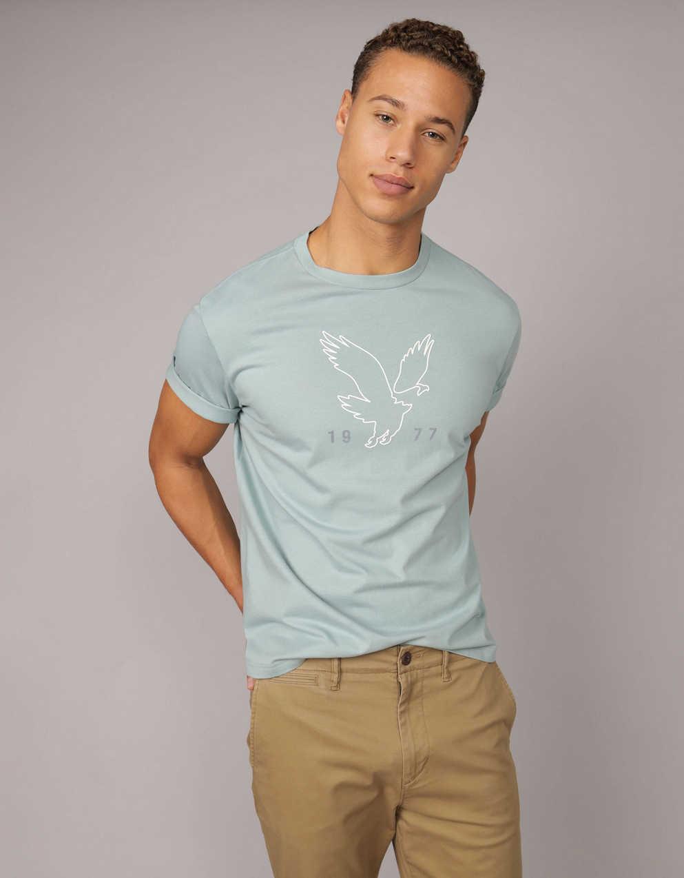 AE ロゴ グラフィック Tシャツ