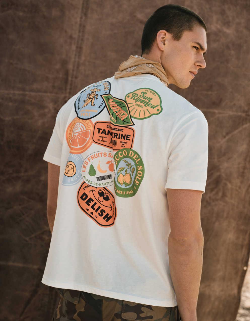 AE Standard Fit Food Graphic T-Shirt